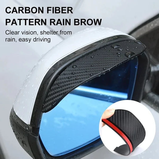 Car Rear View Mirror Rain Eyebrow Visor