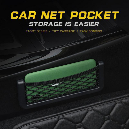 🔥Year-end Sale✨Car Net Bag Storage Organizer String Mesh Auto Pouch Pocket 🎁Buy 1 Get 1 Free