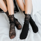 Alexandray Women lace European court vintage lace stockings