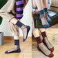 Alexandray Women Crystal lurex thin lace socks