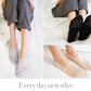 Alexandray Women Lace Flower Short Sock Antiskid Invisible Ankle Socks