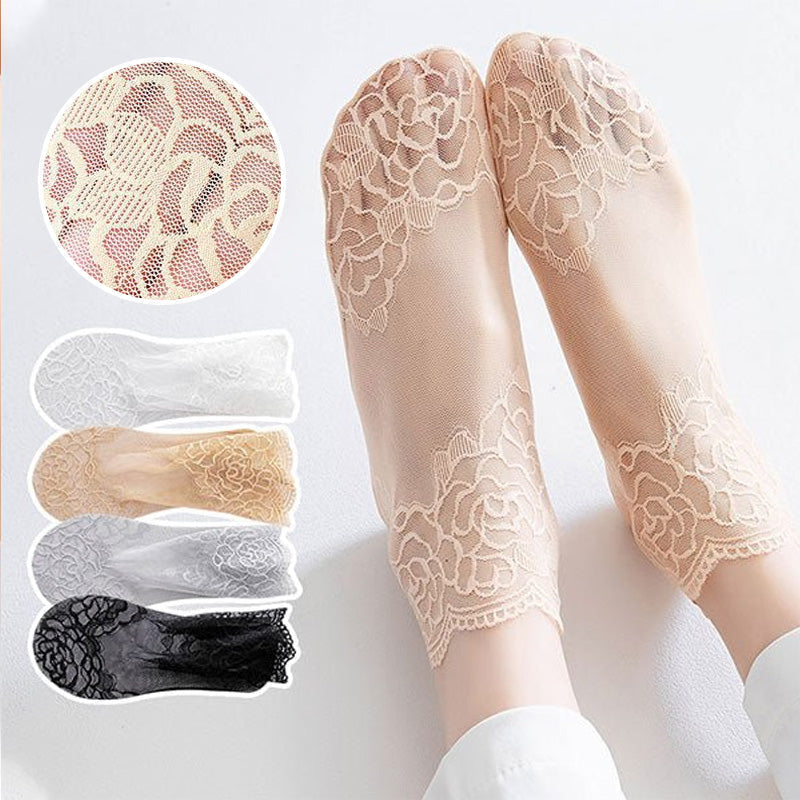 Alexandray Women Fashion Lace Socks