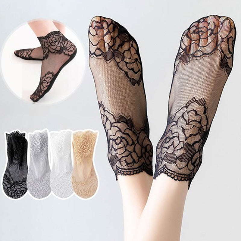 Alexandray Women Fashion Lace Socks